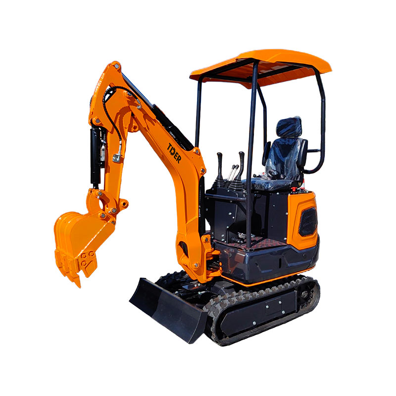 Mini Excavator Digging